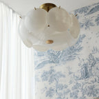 Plafonnier rond géométrique pour salon moderne