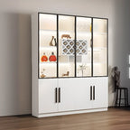79 Mobile contenitore moderno in legno illuminato per esposizione in interni