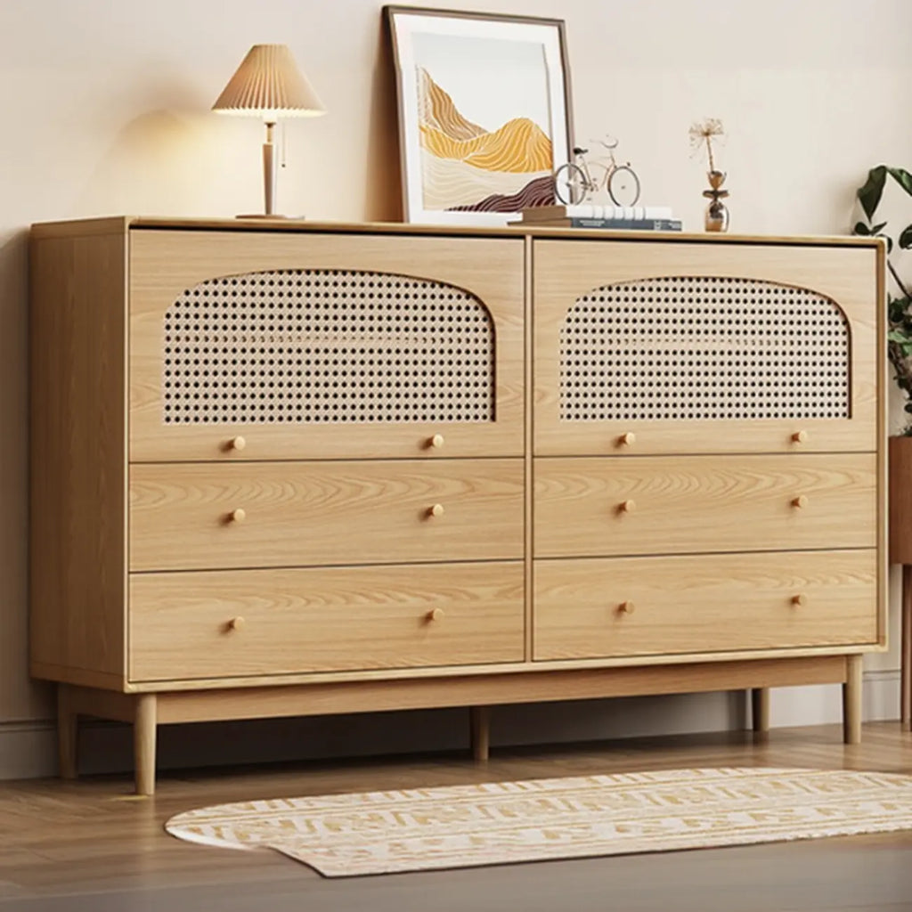 Meuble de rangement moderne du milieu du siècle pour salon, porte vitrée