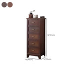 Armoire à tiroirs rectangulaire industrielle en bois brun