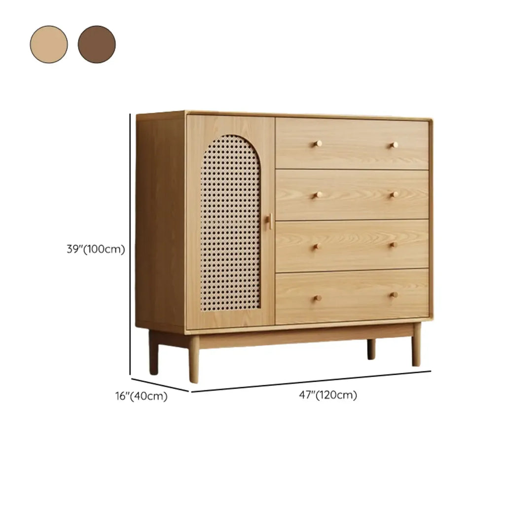 Meuble de rangement moderne du milieu du siècle pour salon, porte vitrée