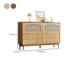 Meuble de rangement moderne du milieu du siècle pour salon, porte vitrée