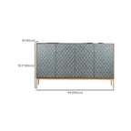 Armoire de rangement rectangulaire glamour pour la maison avec motifs d'écailles