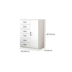 Cassettiera moderna rettangolare a 5 cassetti per la casa
