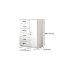 Cassettiera moderna rettangolare a 5 cassetti per la casa