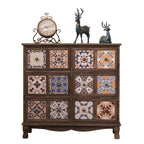 Meuble vintage milieu du siècle avec tiroirs - Motif unique