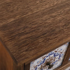 Meuble vintage milieu du siècle avec tiroirs - Motif unique