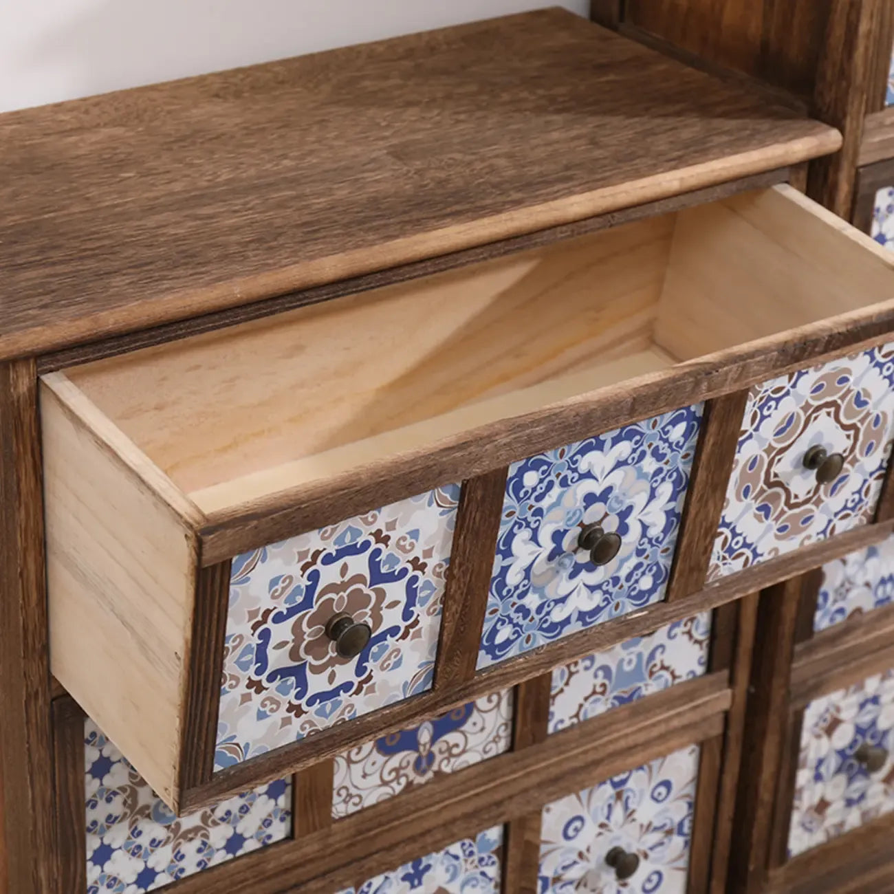 Meuble vintage milieu du siècle avec tiroirs - Motif unique