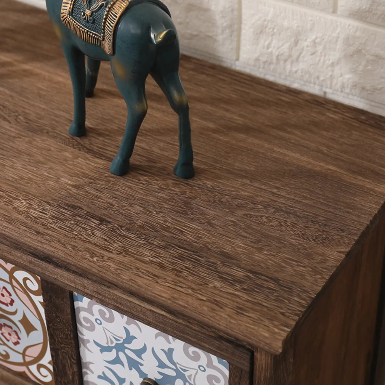 Meuble vintage milieu du siècle avec tiroirs - Motif unique