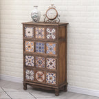 Meuble vintage milieu du siècle avec tiroirs - Motif unique