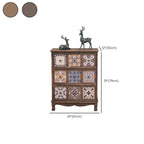 Meuble vintage milieu du siècle avec tiroirs - Motif unique