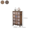 Meuble vintage milieu du siècle avec tiroirs - Motif unique