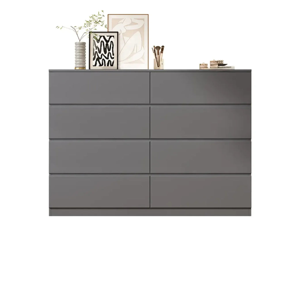 Commode double minimaliste en bois pour chambre à coucher