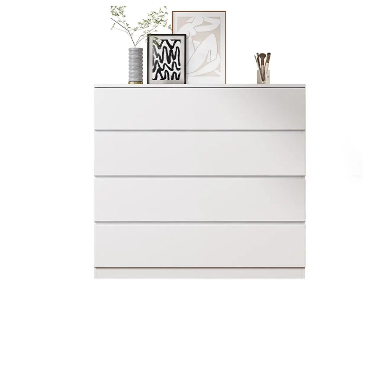Commode double minimaliste en bois pour chambre à coucher
