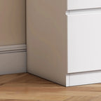 Commode double minimaliste en bois pour chambre à coucher