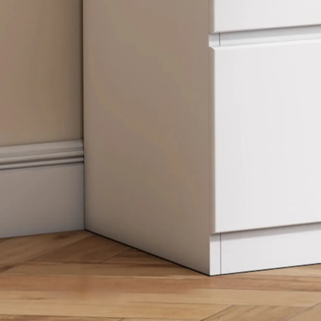 Commode double minimaliste en bois pour chambre à coucher