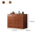 Commode industrielle en bois massif à 5 tiroirs pour chambre à coucher