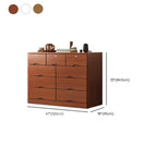 Commode industrielle en bois massif à 5 tiroirs pour chambre à coucher