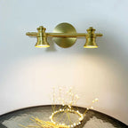 Lampada da Parete per Bagno Antico in Rame Oro con Cavo