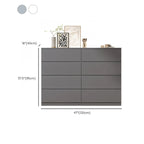 Commode double minimaliste en bois pour chambre à coucher