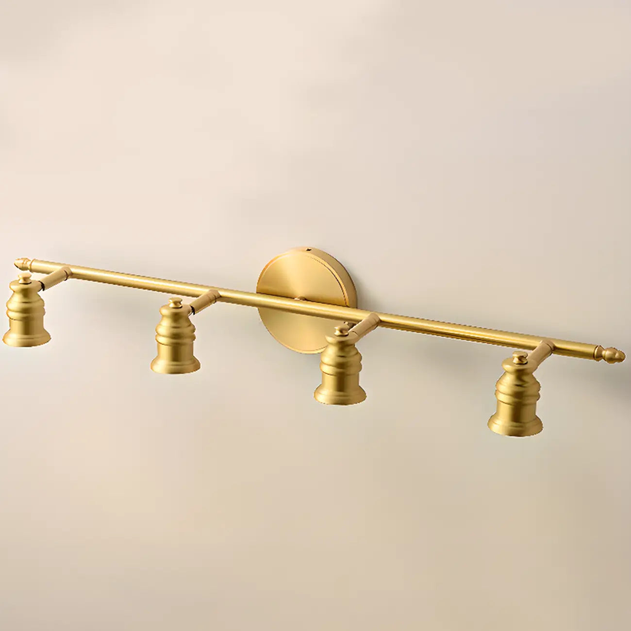 Lampada da Parete per Bagno Antico in Rame Oro con Cavo