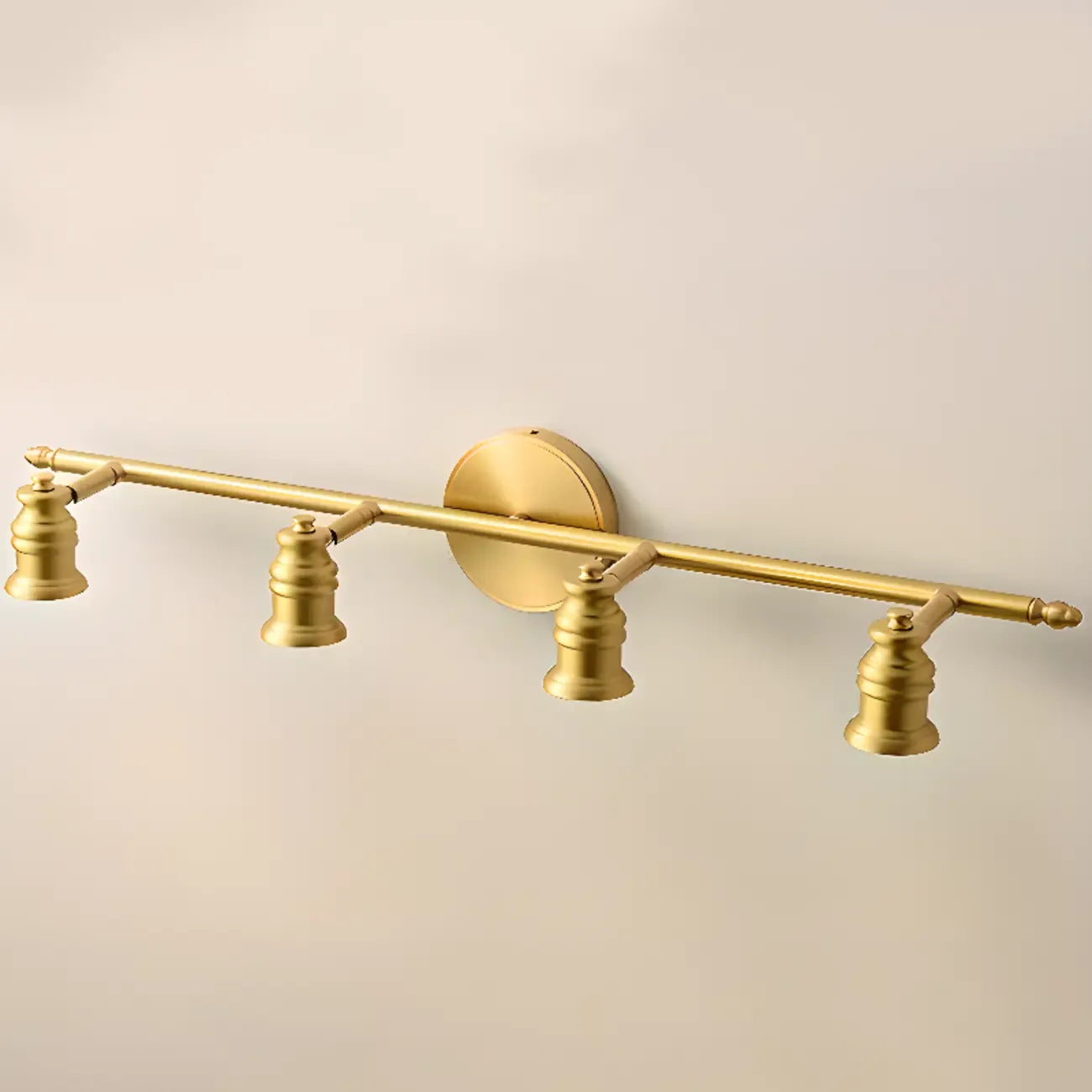 Lampada da Parete per Bagno Antico in Rame Oro con Cavo