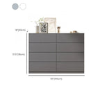 Commode double minimaliste en bois pour chambre à coucher