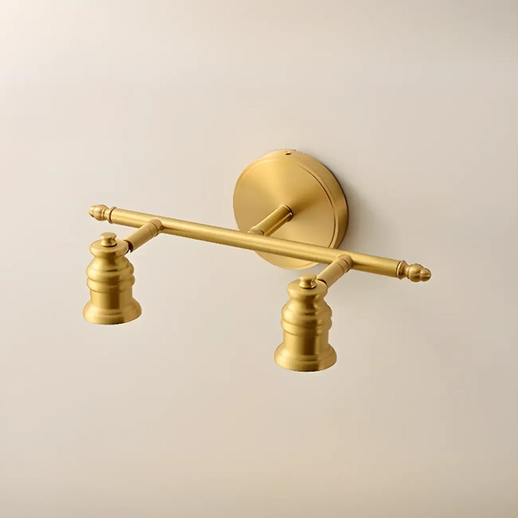 Lampada da Parete per Bagno Antico in Rame Oro con Cavo