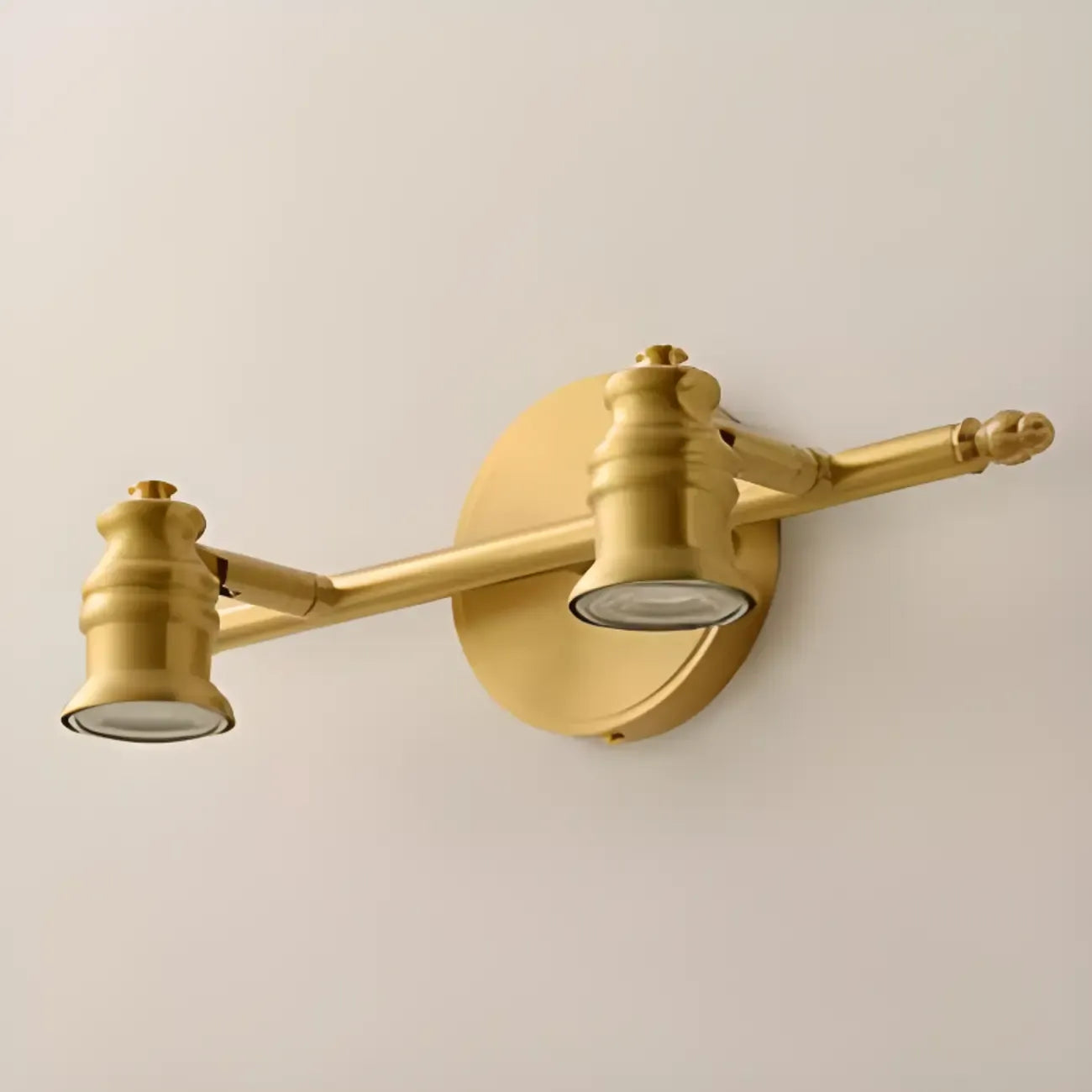 Lampada da Parete per Bagno Antico in Rame Oro con Cavo