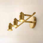 Lampada da Parete per Bagno Antico in Rame Oro con Cavo