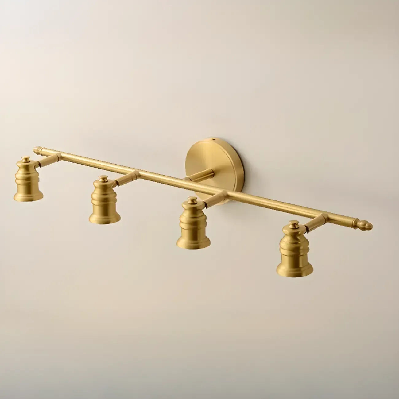 Lampada da Parete per Bagno Antico in Rame Oro con Cavo