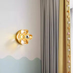 Applique murale LED moderne et élégante en verre avec motif floral