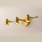 Lampada da Parete per Bagno Antico in Rame Oro con Cavo