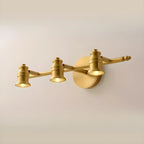 Lampada da Parete per Bagno Antico in Rame Oro con Cavo