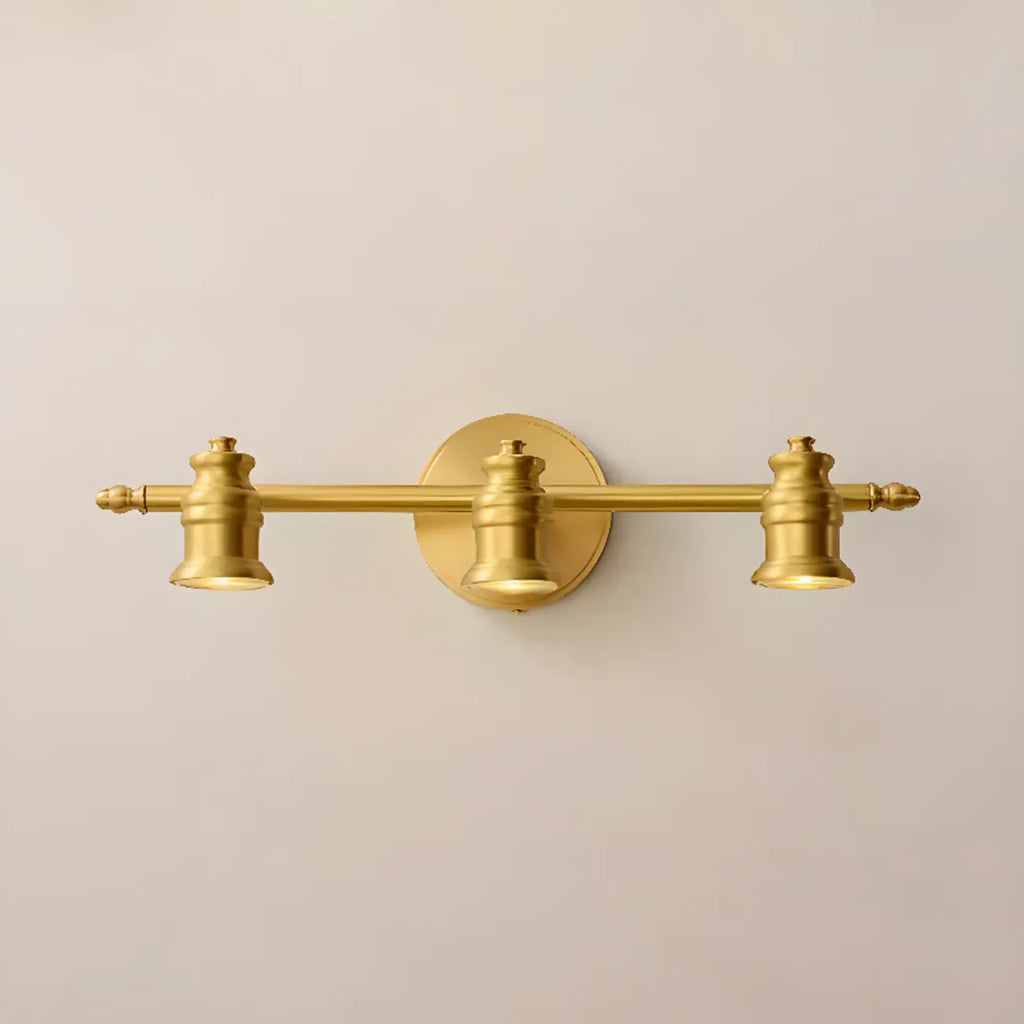 Lampada da Parete per Bagno Antico in Rame Oro con Cavo