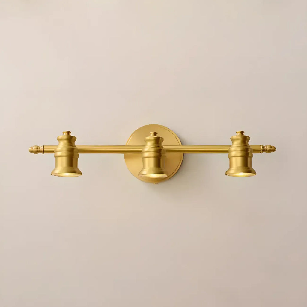 Lampada da Parete per Bagno Antico in Rame Oro con Cavo