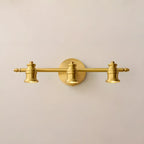 Lampada da Parete per Bagno Antico in Rame Oro con Cavo