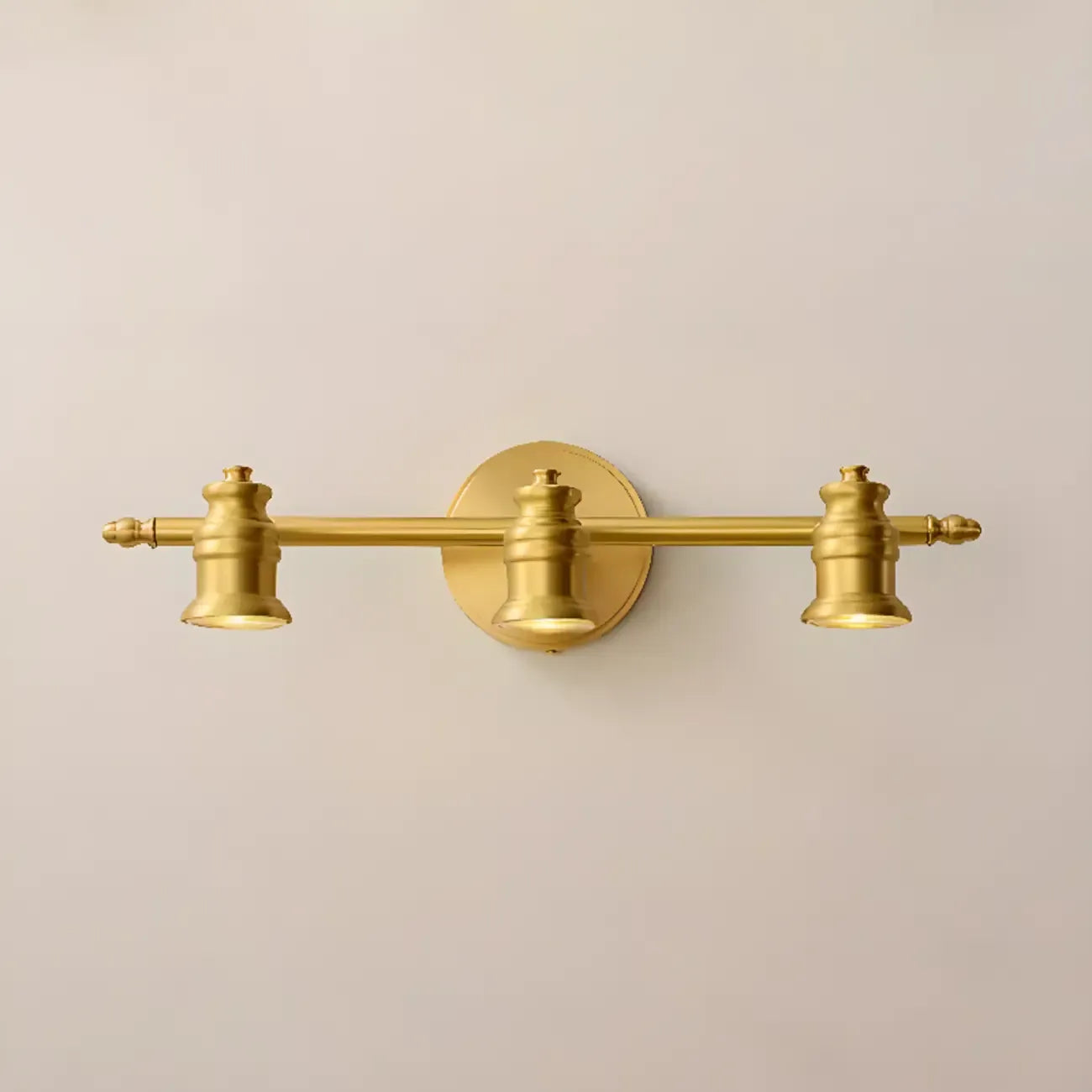 Lampada da Parete per Bagno Antico in Rame Oro con Cavo