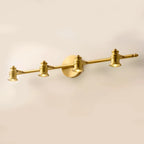 Lampada da Parete per Bagno Antico in Rame Oro con Cavo