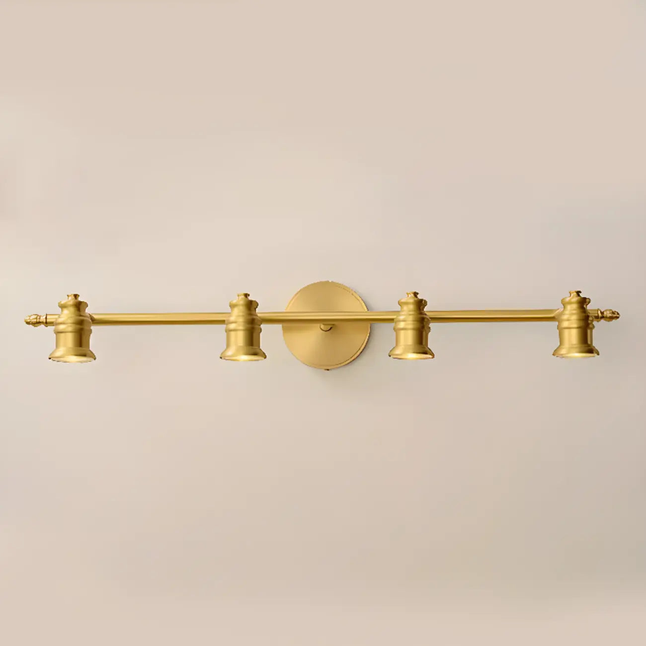 Lampada da Parete per Bagno Antico in Rame Oro con Cavo