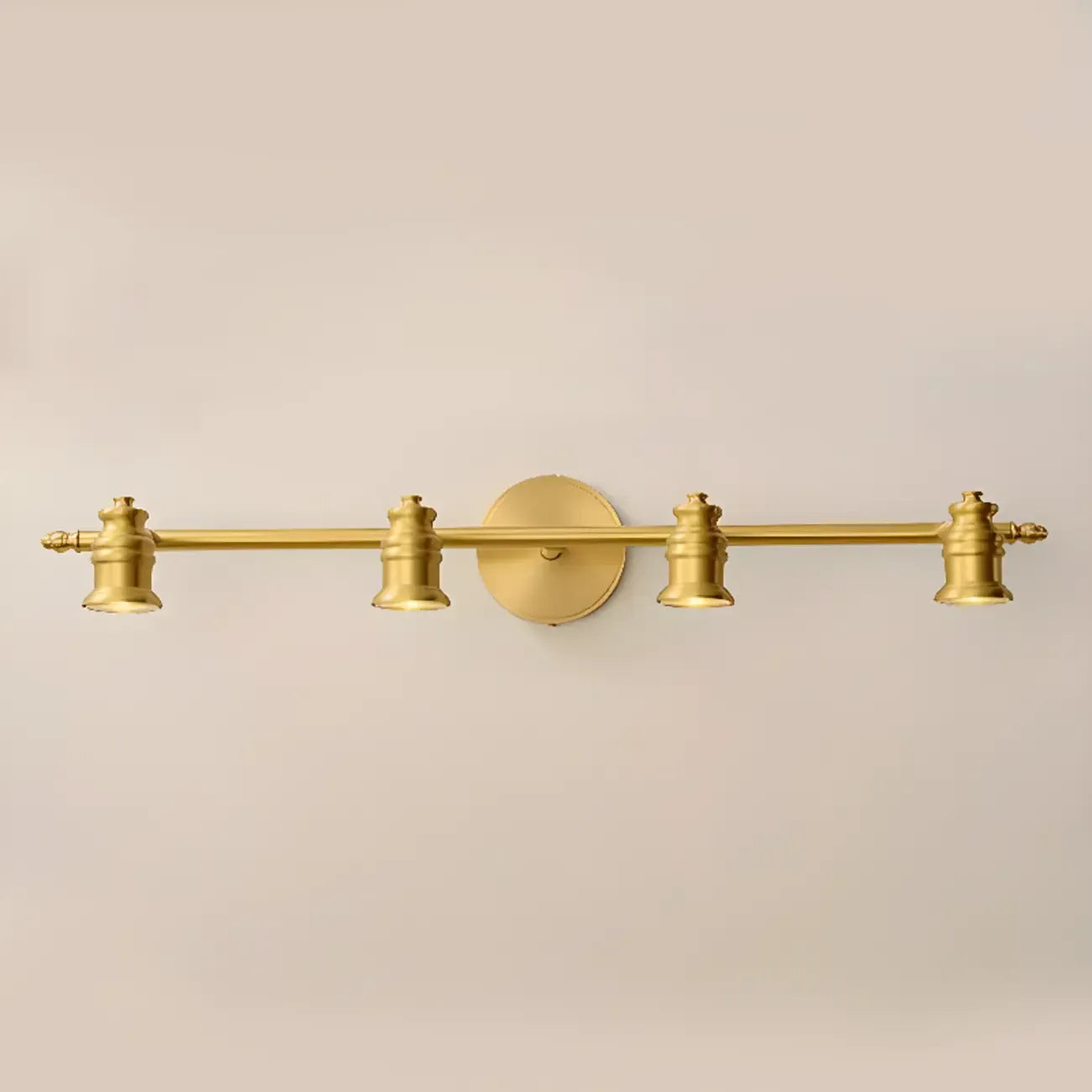 Lampada da Parete per Bagno Antico in Rame Oro con Cavo