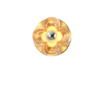 Applique murale LED moderne et élégante en verre avec motif floral