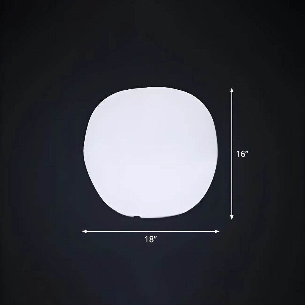 Lampe de jardin LED blanche en forme de pierre pour la décoration de pelouse