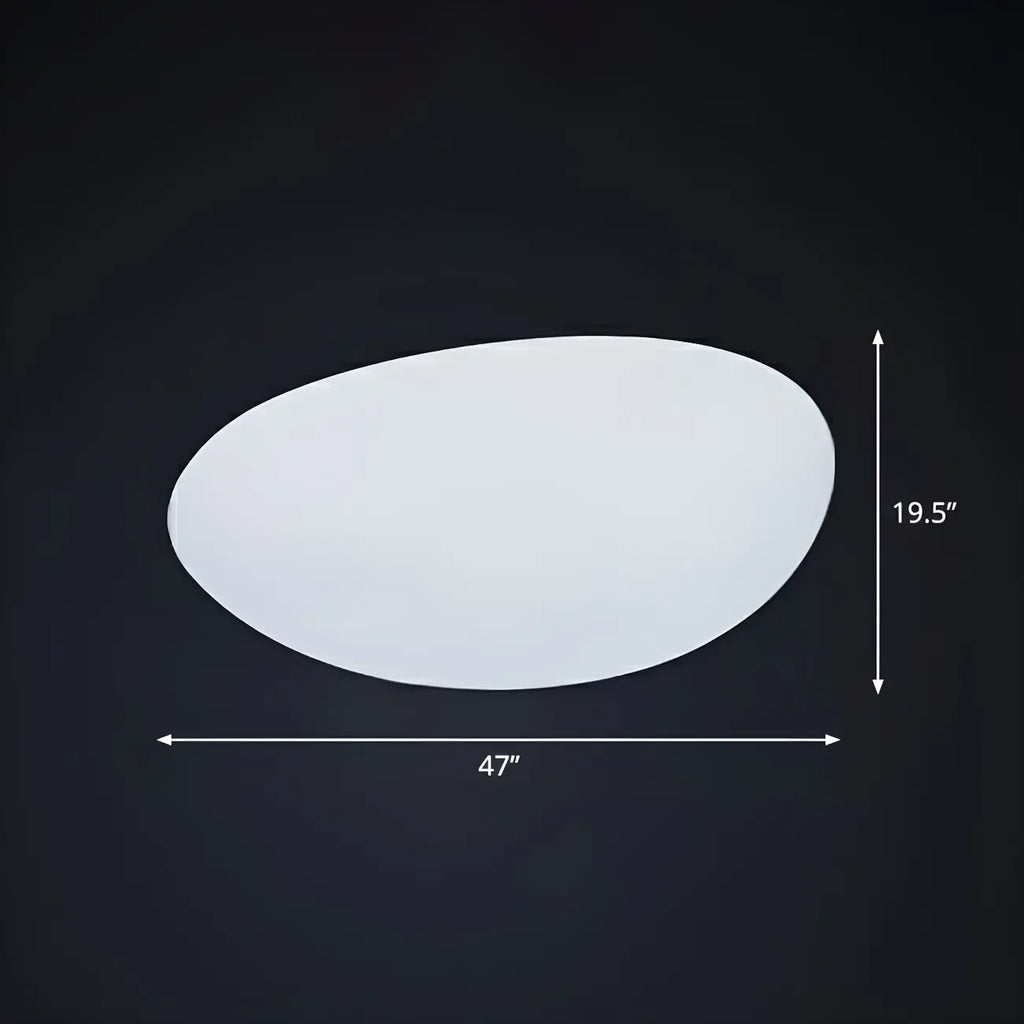 Lampe de jardin LED blanche en forme de pierre pour la décoration de pelouse