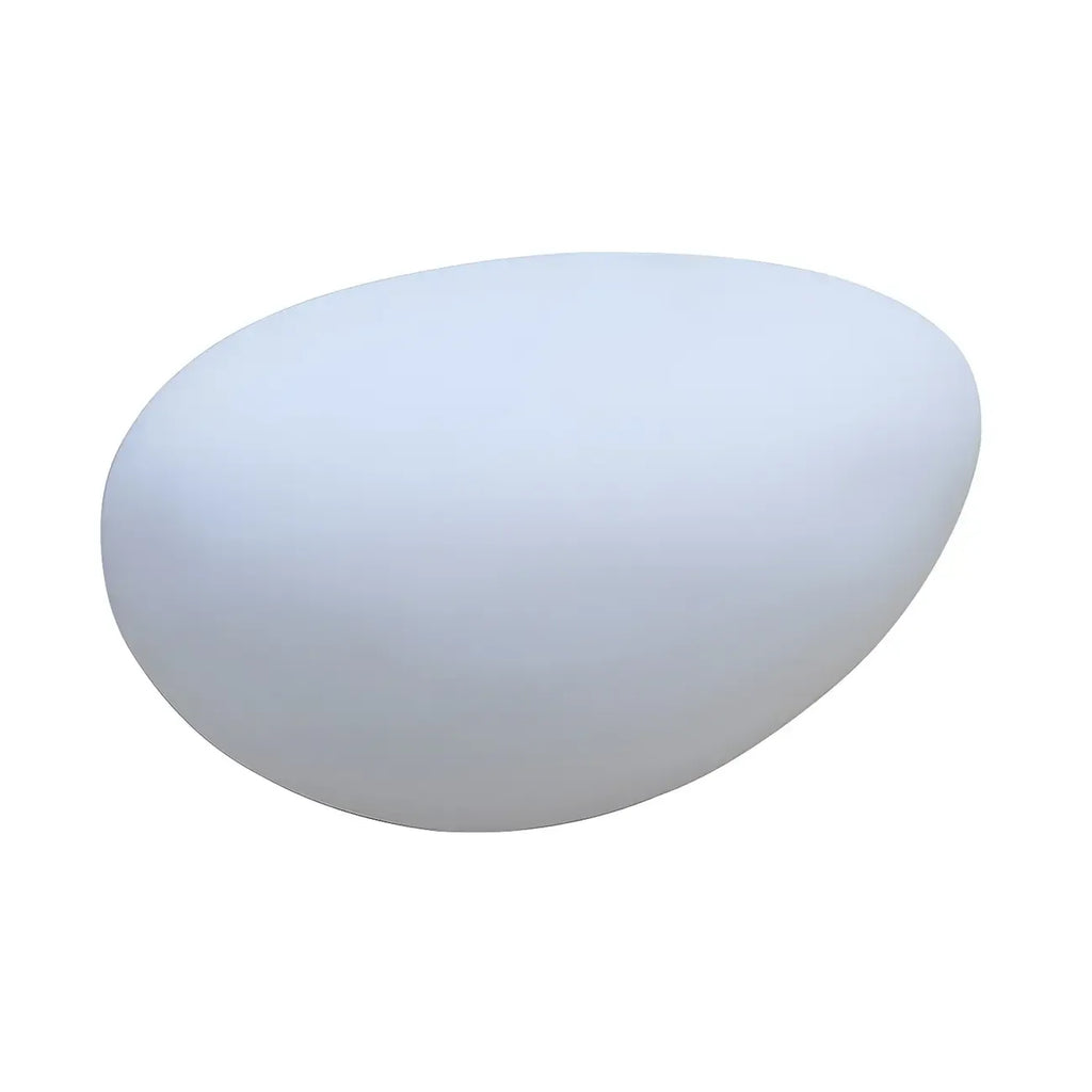 Lampe de jardin LED blanche en forme de pierre pour la décoration de pelouse