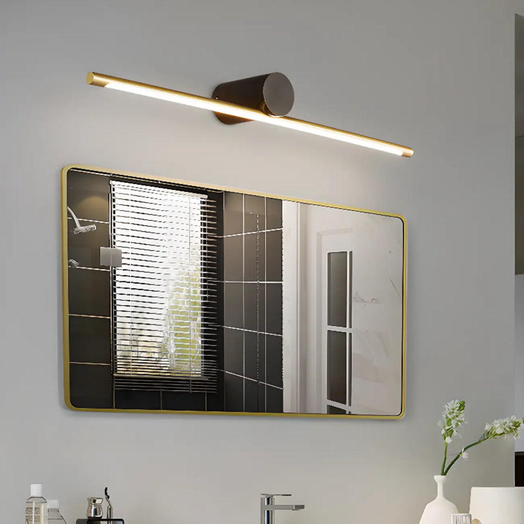 Applique murale moderne à LED à une lumière pour salle de bain, à placer au-dessus du miroir.