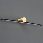 Applique murale moderne à LED à une lumière pour salle de bain, à placer au-dessus du miroir.