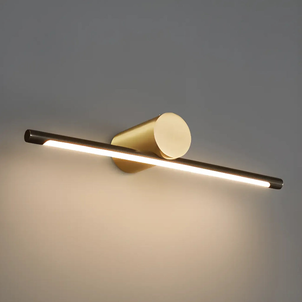 Applique murale moderne à LED à une lumière pour salle de bain, à placer au-dessus du miroir.