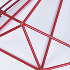 Suspension moderne en forme de cône de diamant coloré