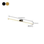 Applique murale moderne à LED à une lumière pour salle de bain, à placer au-dessus du miroir.